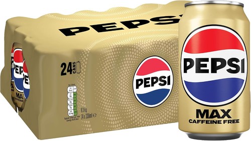 Pepsi max caffeine 330ml - caffeine,