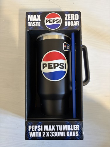 Pepsi max 1200ml steel tumbler - pepsi,