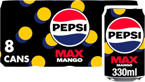 Pepsi max mango x 330ml - 8,