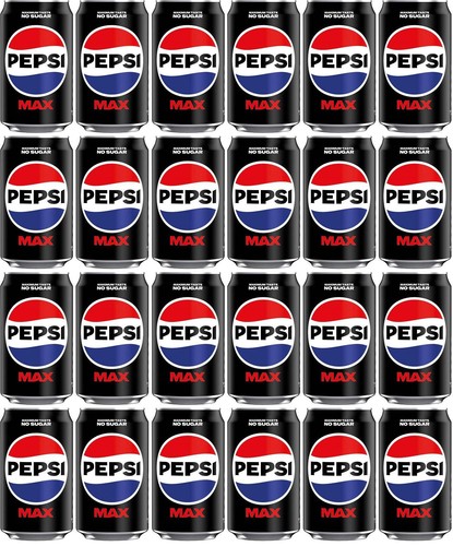Pepsi max can 330ml - x,