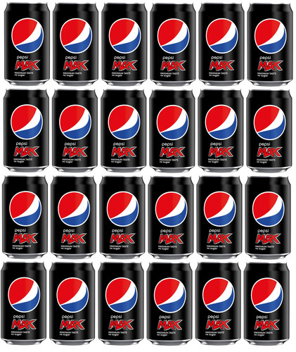 Pepsi max cans - pepsi, 330ml