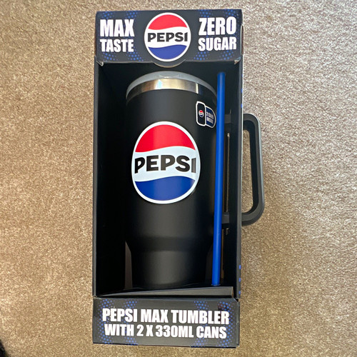 Pepsi max tumbler with straw - tumbler,
