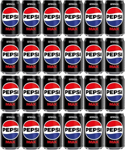 Pepsi max can 330ml - x,