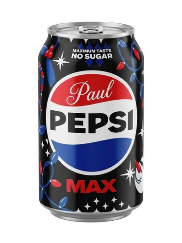 Personalised pepsi max - max, festive
